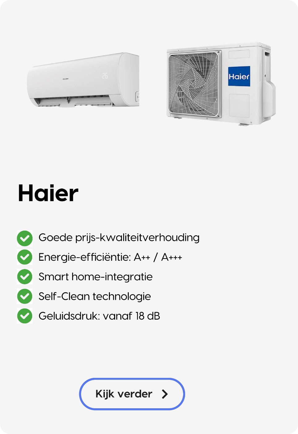 Haier airco